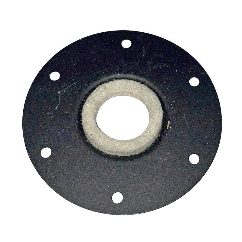 Steel cap for retaining felt seal, complete with seal for ORIGINAL only spring tube end cap 3496A