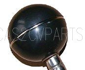 Gear lever knob only, black, complete with its embellisher ring.