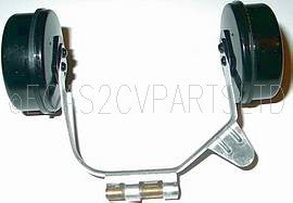 Floats assembly for 26/35 twin choke, oval top, 2cv carburettor
