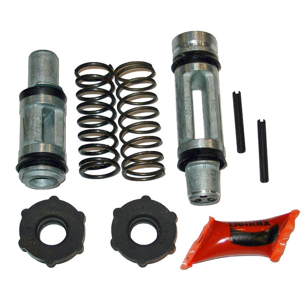 Repair kit, (pistons, all seals and pins), Dot4 fluid, 20.6mm diam. Fits only tandem cylinder ref: 57119. SEE NOTES.