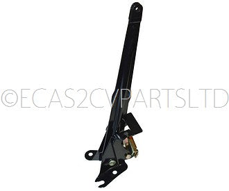 Chassis mounted lever assembly for handbrake cables, disc brake 2cv