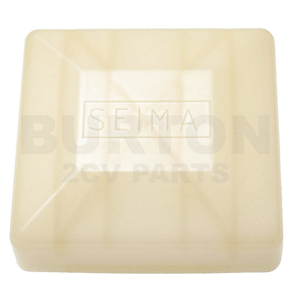 Lid only for fuse box, 4 way for glass fuses, cream coloured Seima branded.