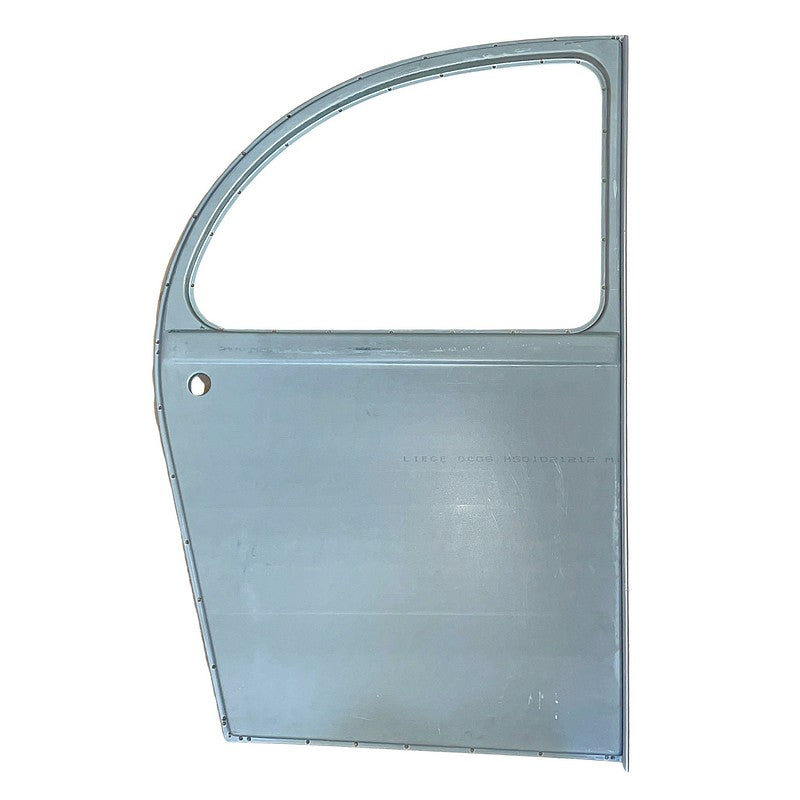 Door, 2cv, rear right. Made in EU on new precise tooling, fabricated from zinc electroplated steel.