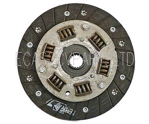 Clutch friction plate with anti shock springs, 2cv etc. 18 splines diaphragm type.