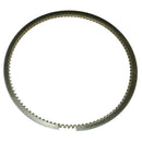 Single, lower, bottom, oil control piston ring for 2cv6 etc., 74mm diameter x 3.50mm, ONE RING ONLY, see notes