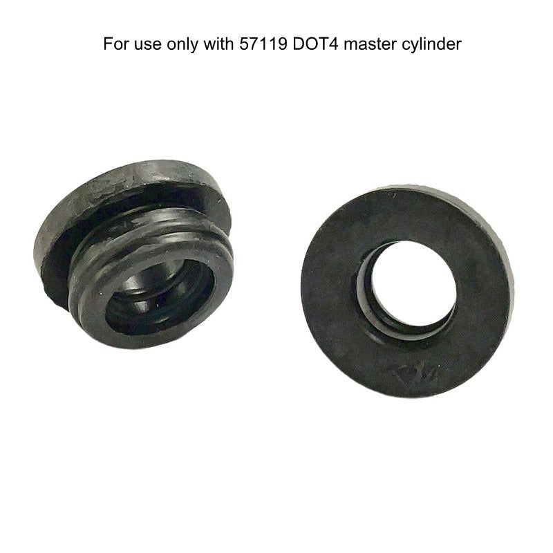 Seal under reservoir in top of dual circuit DOT4 master cylinder (57119), pair, see notes.