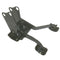 Brake and clutch pedal gear assembly without accelerator pedal.