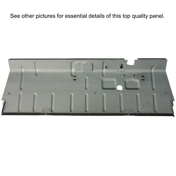 Lower bulkhead & pedal floor toe board, RIGHT HAND DRIVE, ZINC PLATED, 2cv etc, complete panel. Zinc electroplated steel. SEE OUR DESCRIPTION NOTES ABOUT  OUR TOP QUALITY.