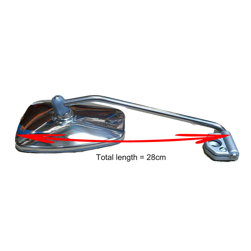 Door mirror, right, ORIGINAL STAINLESS STEEL HEAD for 2cv but now the ...