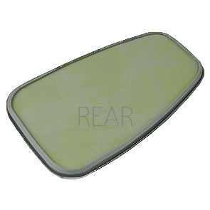 Mirror glass, convex, complete with plastic surround to easily fit one ...