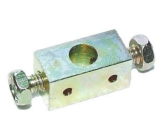 Heater cable clamp joint block with screws