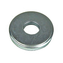 Steel backing plate cap ONLY for 2cv suspension cylinder rubber bump stop (doughnut).