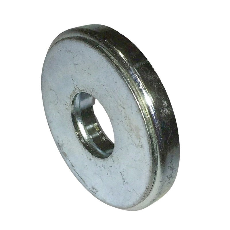 Steel backing plate cap ONLY for 2cv suspension cylinder rubber bump stop (doughnut).