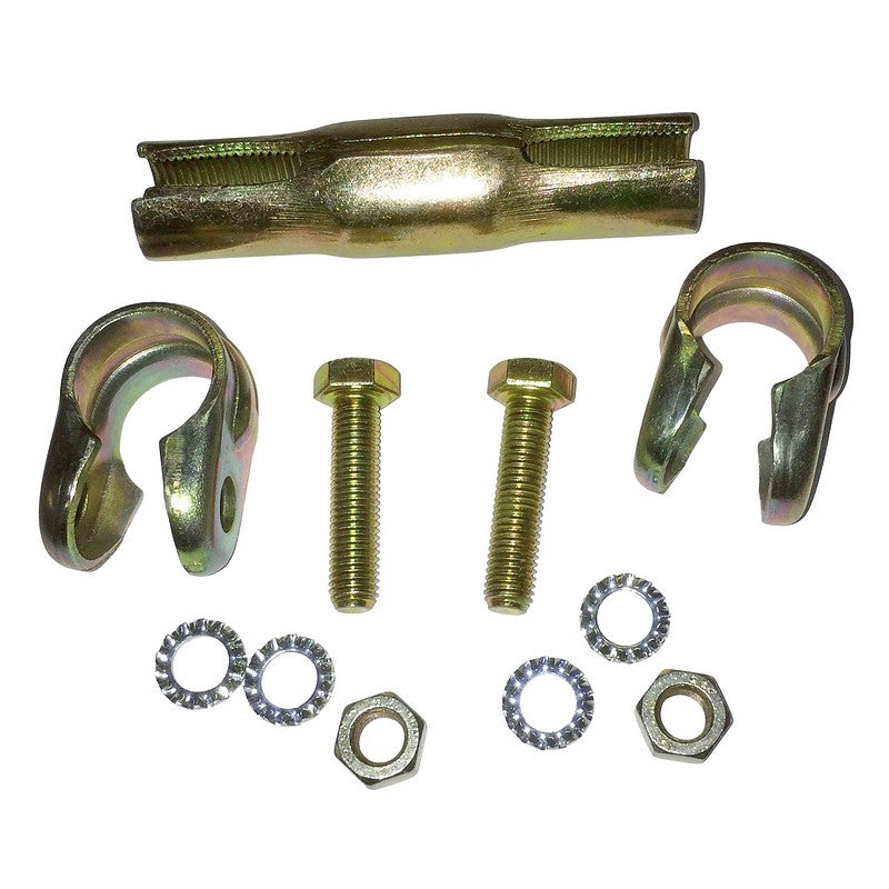 2cv Chassis Track Rods Complete original style track rod adjuster kit, zinc & yellow treatmen ...