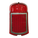 Rear light complete with base and gasket, fits either left or right, top quality copy of Seima, 2cv AZ up to 1964