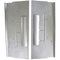 Pair of Ami 8 floor, zinc electroplated steel, made in EU.