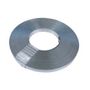 Ligarex banding, 430 grade stainless, 8mm wide x 0.3mm thick, 25 metres long. Clips must be ordered separately.