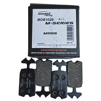Mintex Racing brake pads for all 2cv and Dyane 6. Set of 4. For Race circuit use only. SEE NOTES
