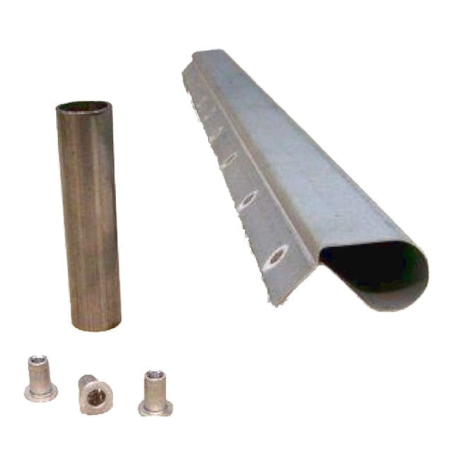 A or C post repair section, 50cm., with installation guide tube 2cv (lower front or rear door pillar).