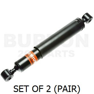 Shock absorbers, FRONT or REAR, pair, AK400 only up to June 1976 with 12mm spindle size.