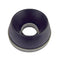 Stainless steel backed suspension cylinder rubber bump stop (doughnut).