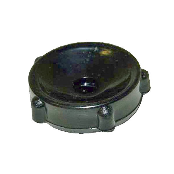 Vent shutter or headlight adjuster knob, black plastic.