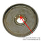 Felt seal for end of ORIGINAL only spring tube end cap 2cv 3496A. See description notes.