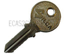 Key, for door or boot lid, blank for 2cv6