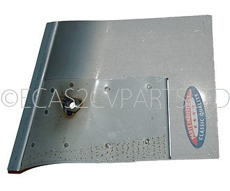 Seat belt anchorage repair panel, extra large size, inner rear wing 2cv left. See description notes.