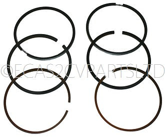 Piston ring set, for 2 pistons, 602cc Ami 6 09/1963 onwards. 2 top, 2 middle, 4.5 oil.