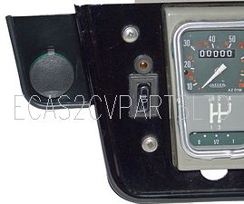 Accessory electrical power socket, to fit only UK, RIGHT HAND DRIVE, 2cv special dashboard. zero stock, see notes