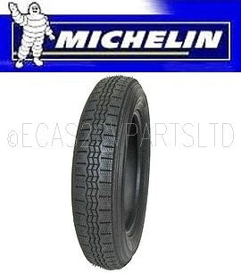 Tyre, Michelin X 135 R 400 tubed type, not normally used on 2cv saloon.